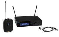 SLX-D+ WIRELESS SYSTEM WITH SLXD1+ BODYPACK TRANSMITTER AND WL185M (BLACK) LAVALIER MIC